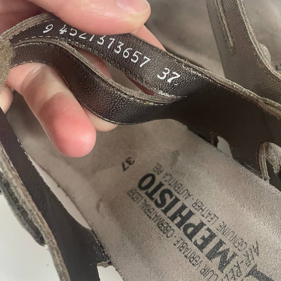 Mephisto Women's Minoa Wedge Sandal Size EU 37 / US 7 - Picture 8 of 11